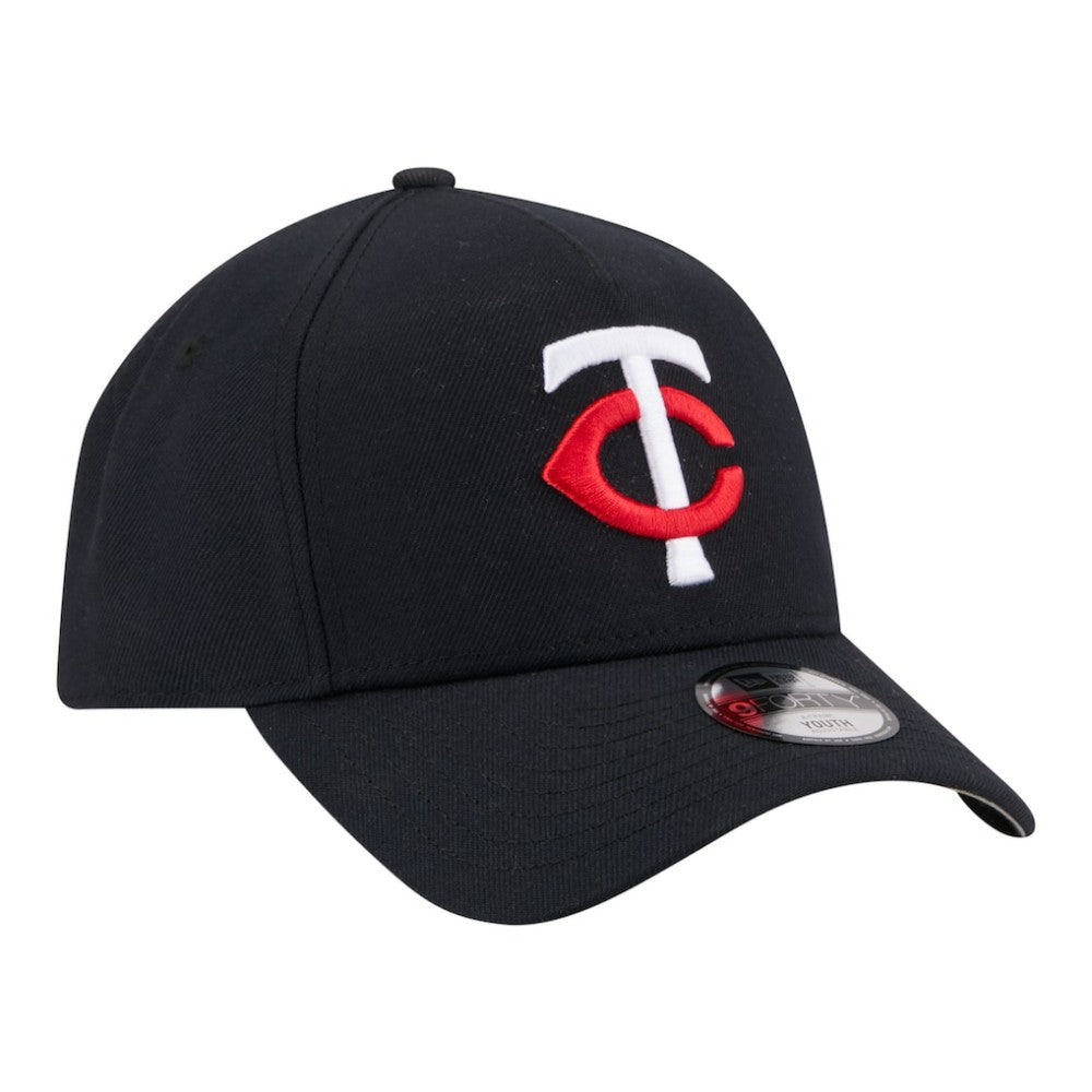 Minnesota Twins Youth 9FORTY A-Frame Adjustable Hat Navy