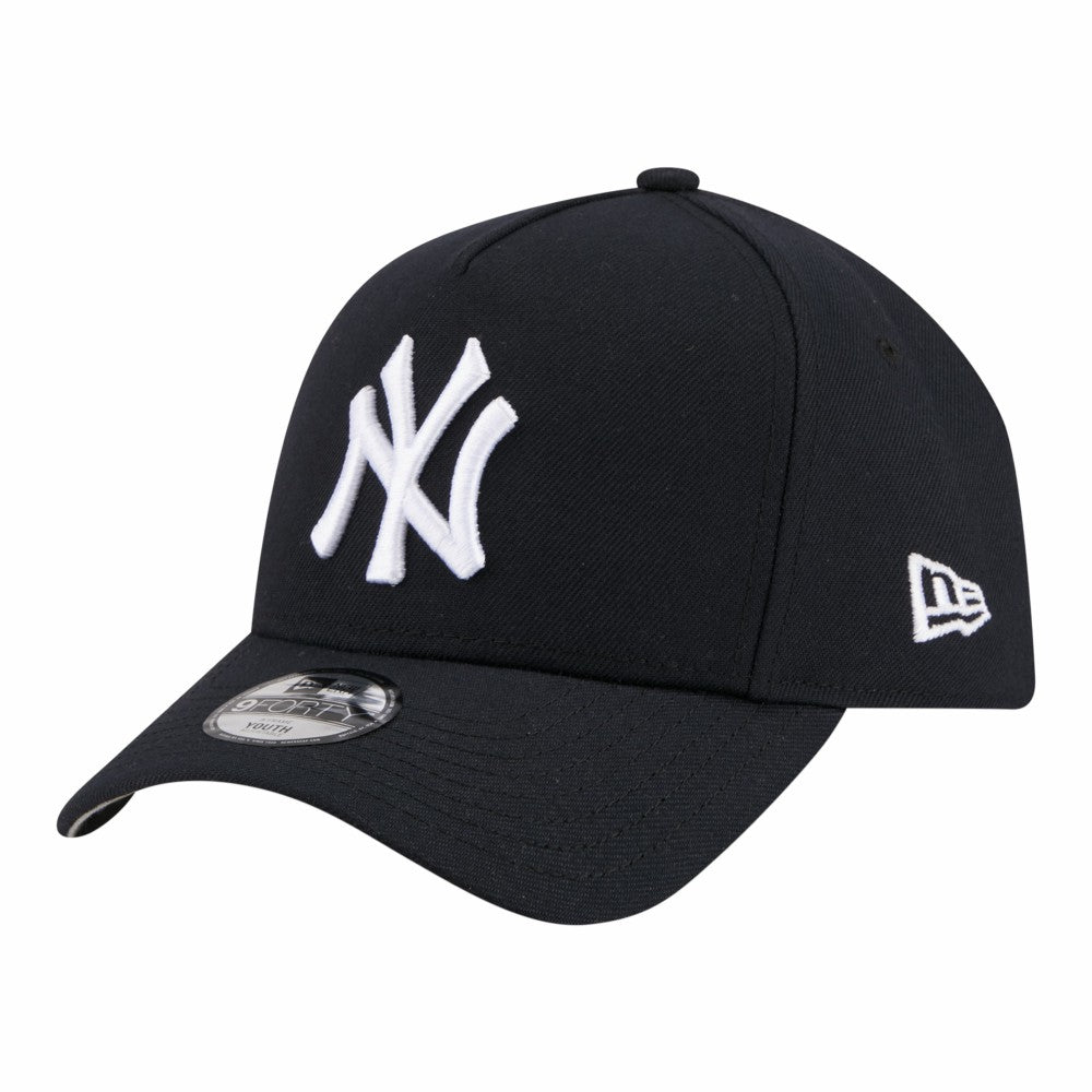 New York Yankees Youth 9FORTY A-Frame Adjustable Hat Navy
