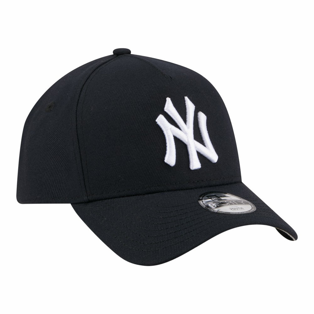 New York Yankees Youth 9FORTY A-Frame Adjustable Hat Navy