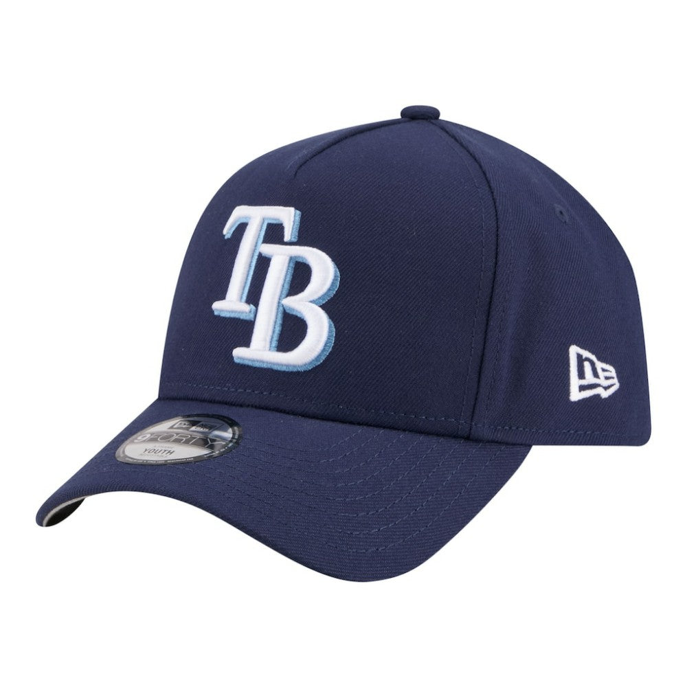 Tampa Bay Rays Youth 9FORTY A-Frame Adjustable Hat Navy