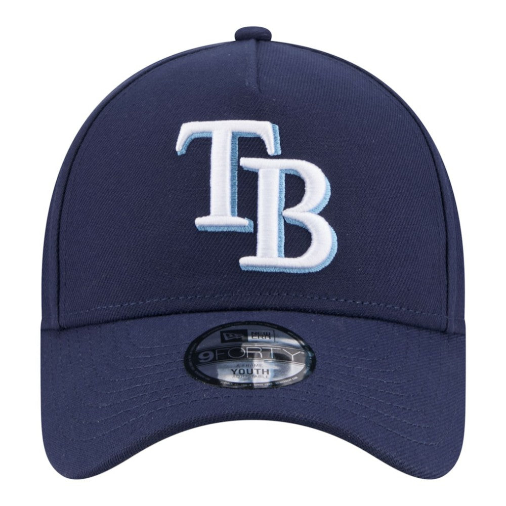 Tampa Bay Rays Youth 9FORTY A-Frame Adjustable Hat Navy