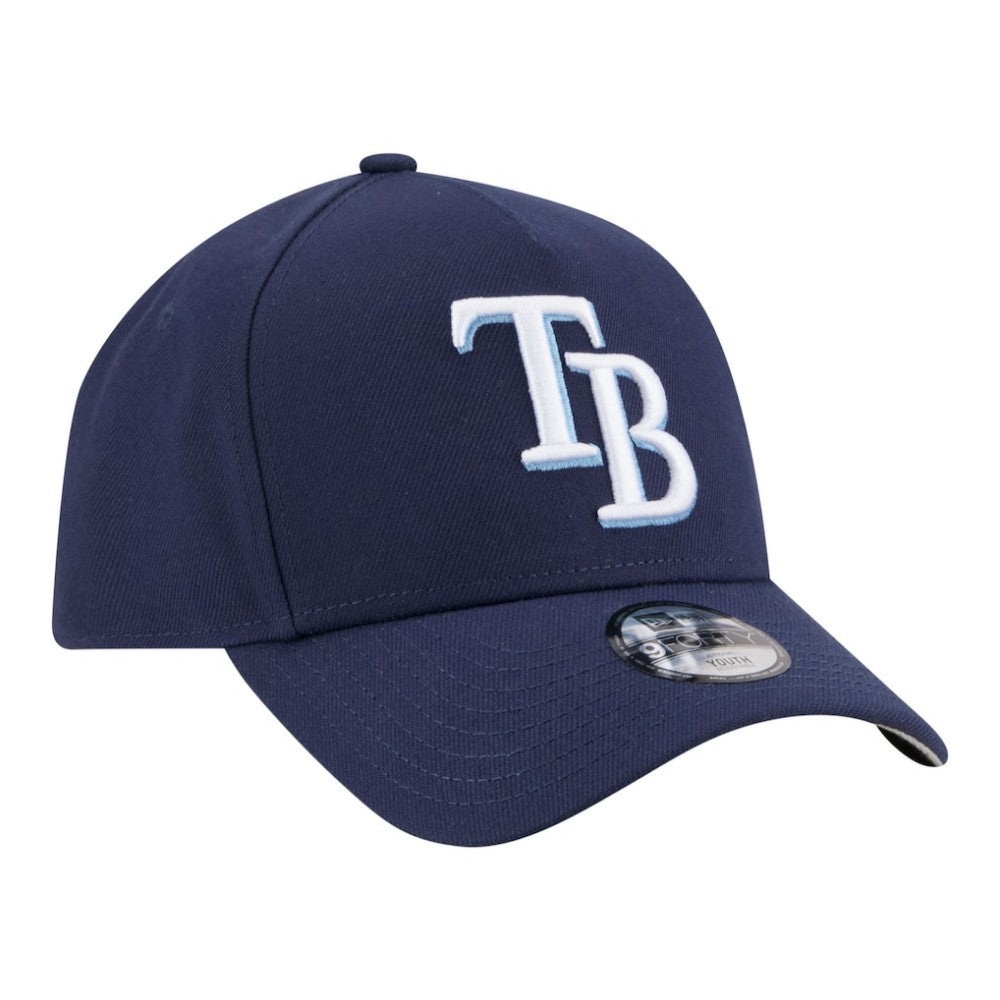 Tampa Bay Rays Youth 9FORTY A-Frame Adjustable Hat Navy