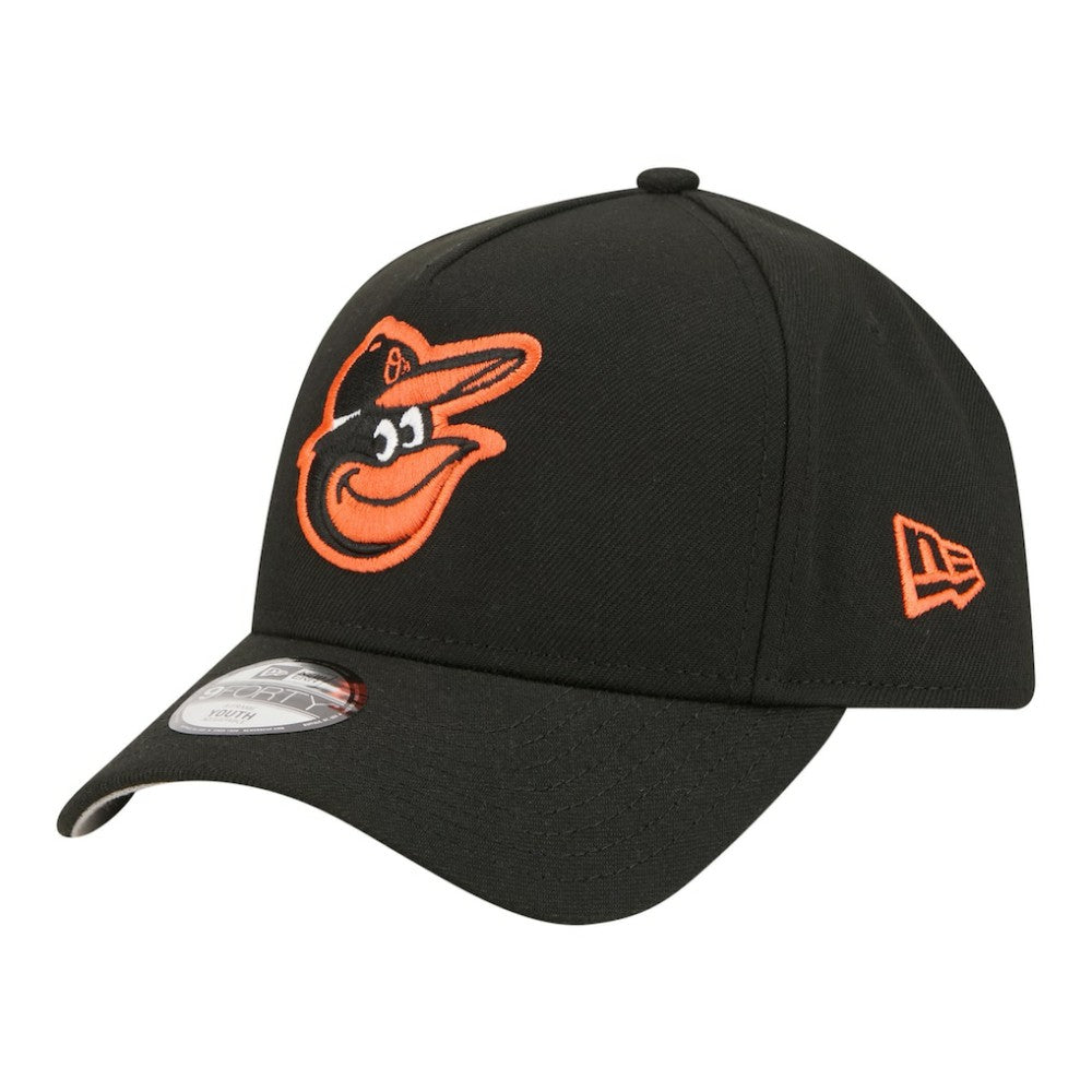 Baltimore Orioles Youth 9FORTY A-Frame Adjustable Hat Black