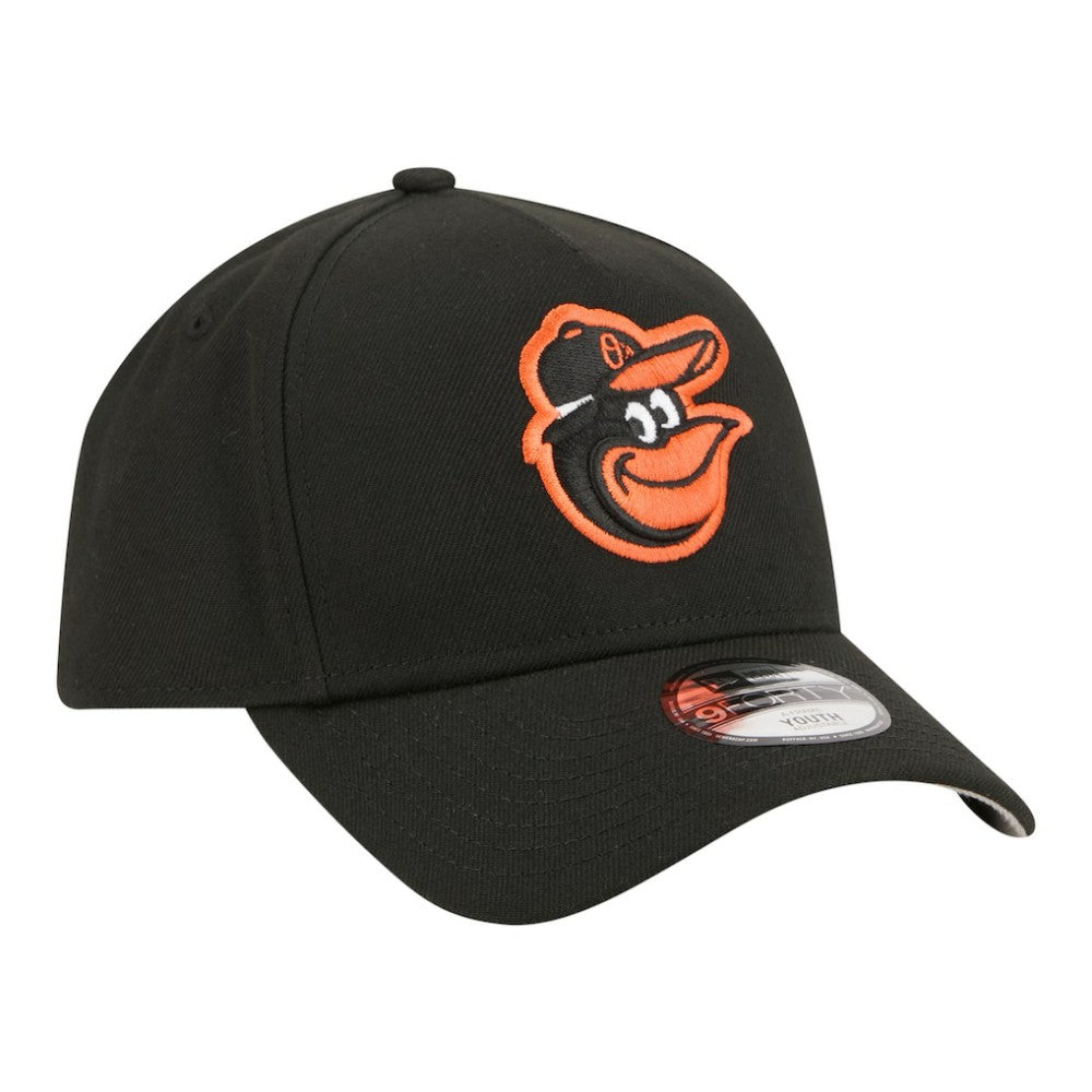Baltimore Orioles Youth 9FORTY A-Frame Adjustable Hat Black