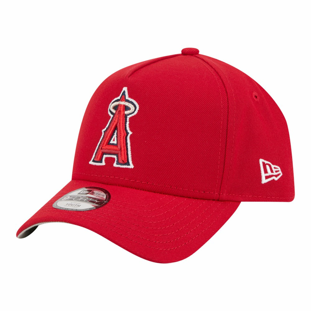 Los Angeles Angels Youth 9FORTY A-Frame Adjustable Hat Red