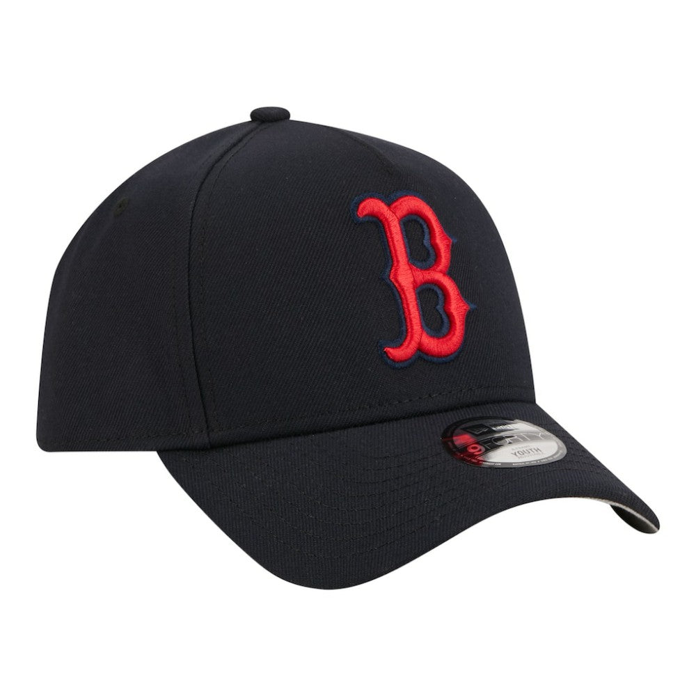 Boston Red Sox Youth 9FORTY A-Frame Adjustable Hat Navy