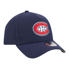 Montreal Canadiens New Era Youth 9FORTY A-Frame Adjustable Hat - Navy Hats