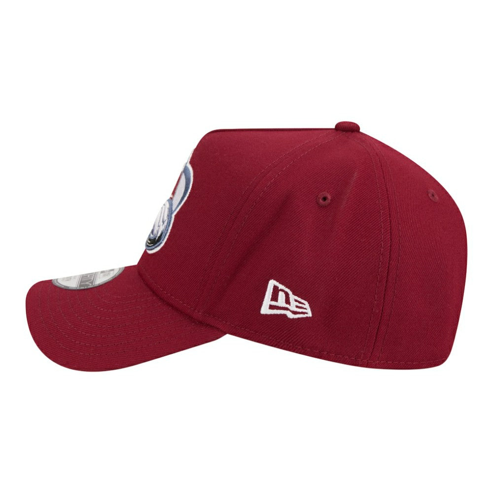Colorado Avalanche New Era Youth 9FORTY A-Frame Adjustable Hat - Burgundy Hats