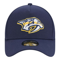 Nashville Predators New Era Youth 9FORTY A-Frame Adjustable Hat - Navy Hats