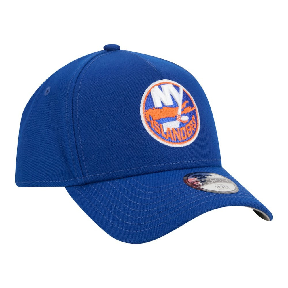 New York Islanders New Era Youth 9FORTY A-Frame Adjustable Hat - Royal Hats