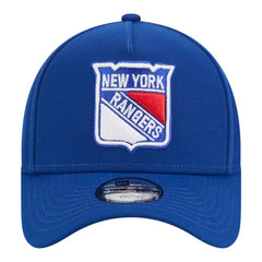 New York Rangers New Era Youth 9FORTY A-Frame Adjustable Hat - Blue Hats