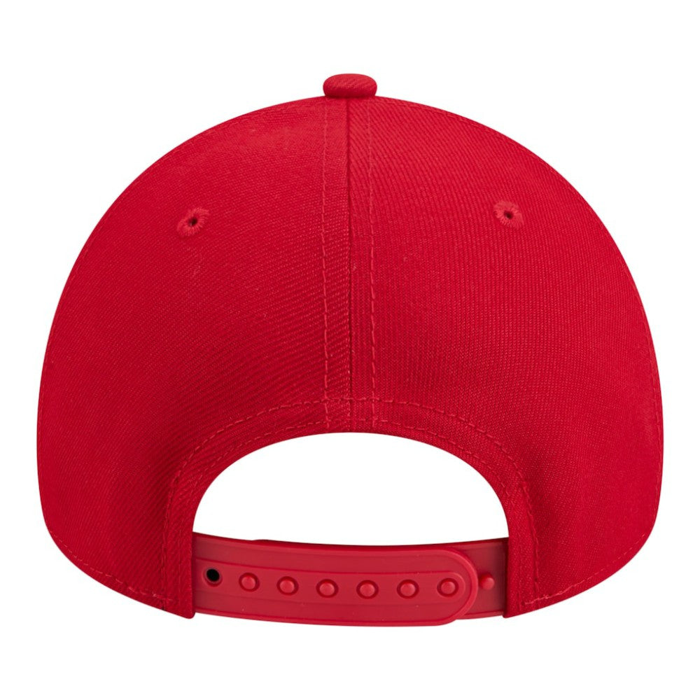 Calgary Flames New Era Youth 9FORTY A-Frame Adjustable Hat - Red Hats