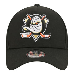 Anaheim Ducks New Era Youth 9FORTY A-Frame Adjustable Hat - Black Hats