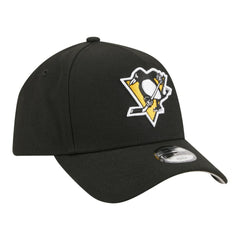 Pittsburgh Penguins New Era Youth 9FORTY A-Frame Adjustable Hat - Black Hats