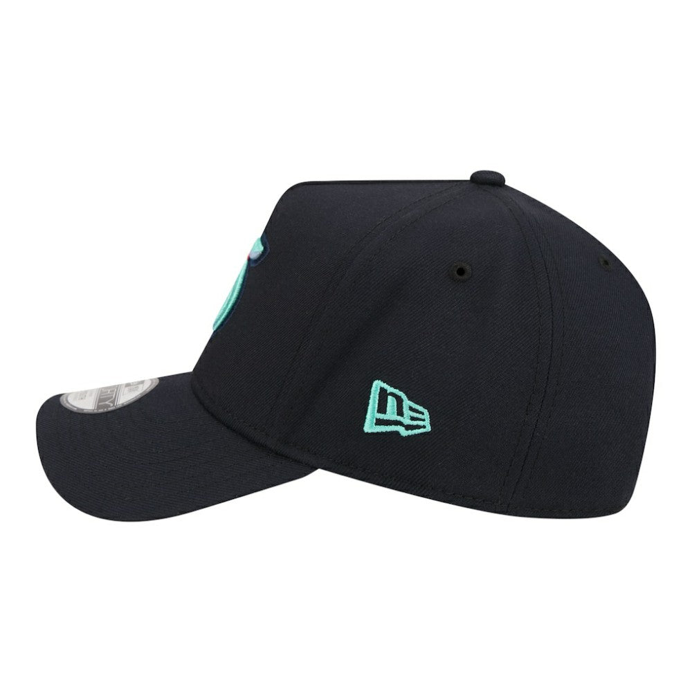 Seattle Kraken New Era Youth 9FORTY A-Frame Adjustable Hat - Deep Sea Blue Hats