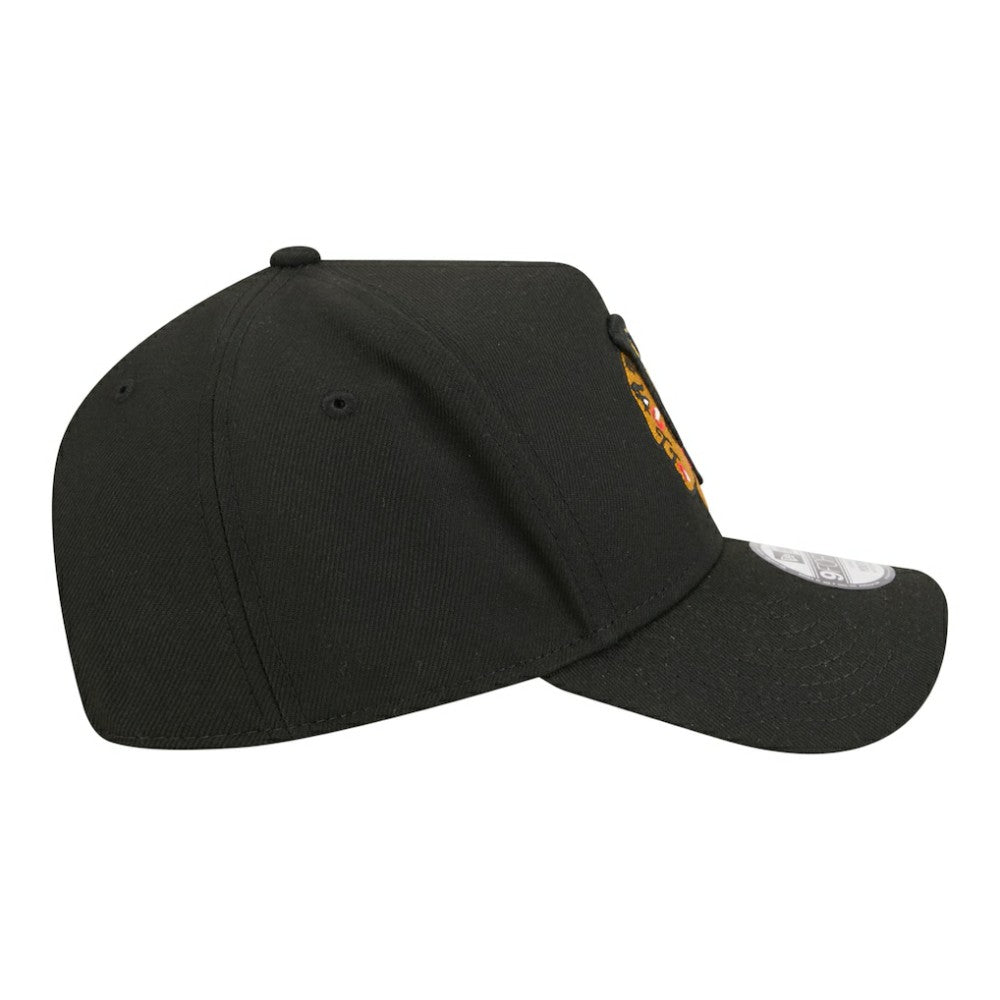 Chicago Blackhawks New Era Youth 9FORTY A-Frame Adjustable Hat - Black Hats