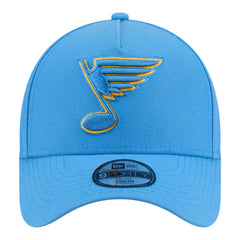 St. Louis Blues New Era Youth 9FORTY A-Frame Adjustable Hat - Blue Hats