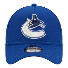 Vancouver Canucks New Era Youth 9FORTY A-Frame Adjustable Hat - Blue Hats