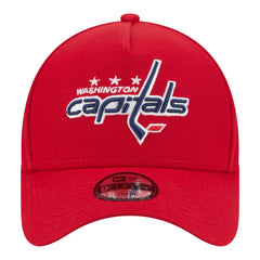 Washington Capitals New Era Youth 9FORTY A-Frame Adjustable Hat - Red Hats