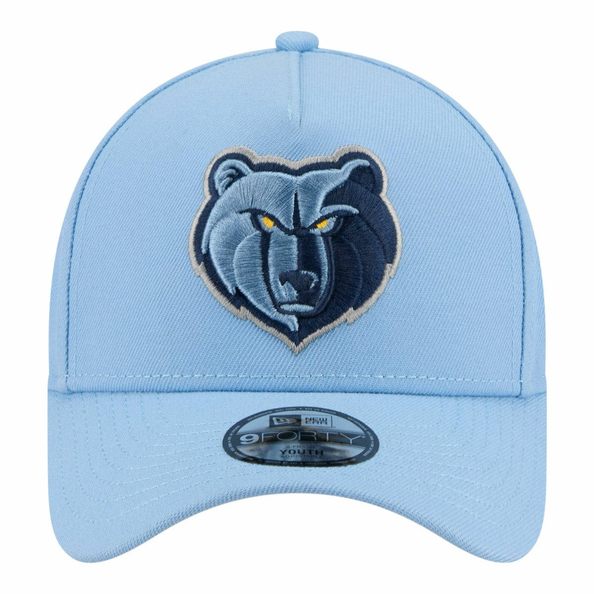 Memphis Grizzlies Youth 9FORTY A-Frame Adjustable Hat - Light Blue outlet