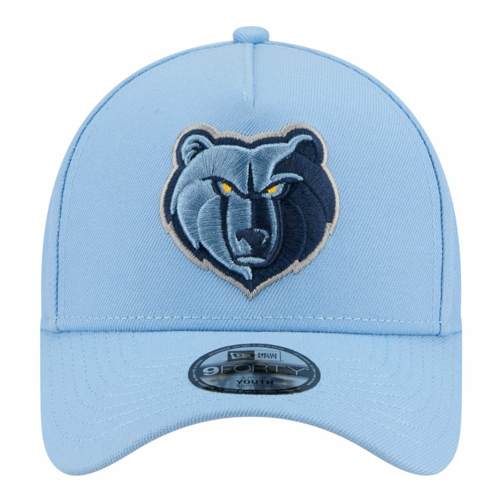 Memphis Grizzlies Youth 9FORTY A-Frame Adjustable Hat - Light Blue outlet