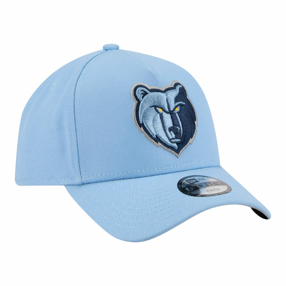 Memphis Grizzlies Youth 9FORTY A-Frame Adjustable Hat - Light Blue outlet