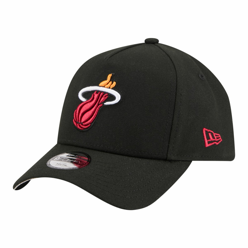 Miami Heat Youth 9FORTY A-Frame Adjustable Hat - Black sale