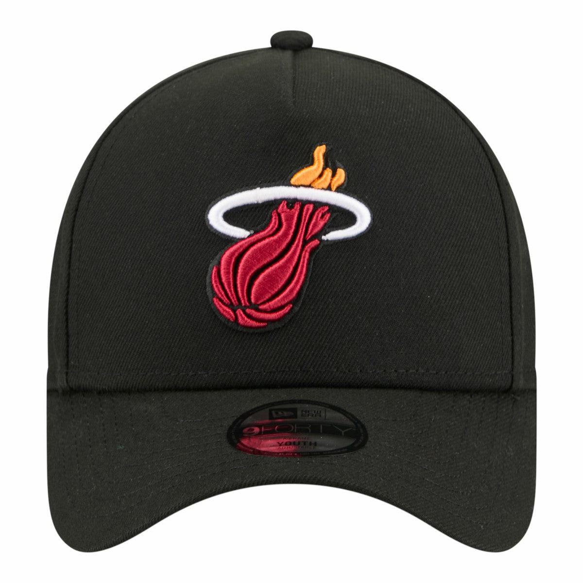 Miami Heat Youth 9FORTY A-Frame Adjustable Hat - Black sale