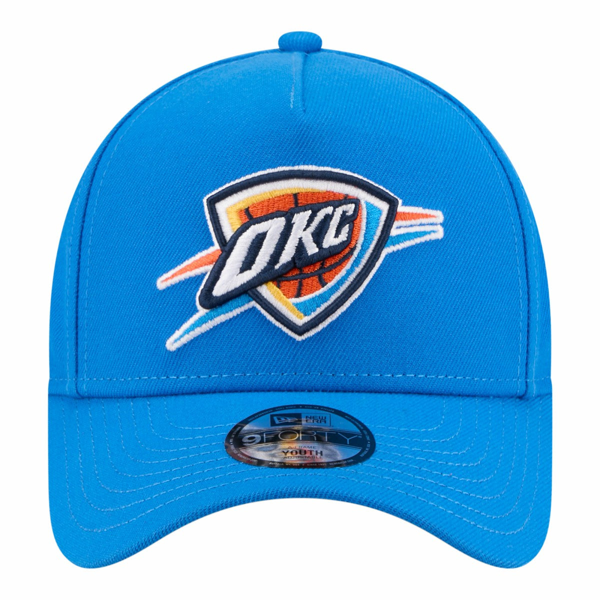 Oklahoma City Thunder Youth 9FORTY A-Frame Adjustable Hat - Blue sale