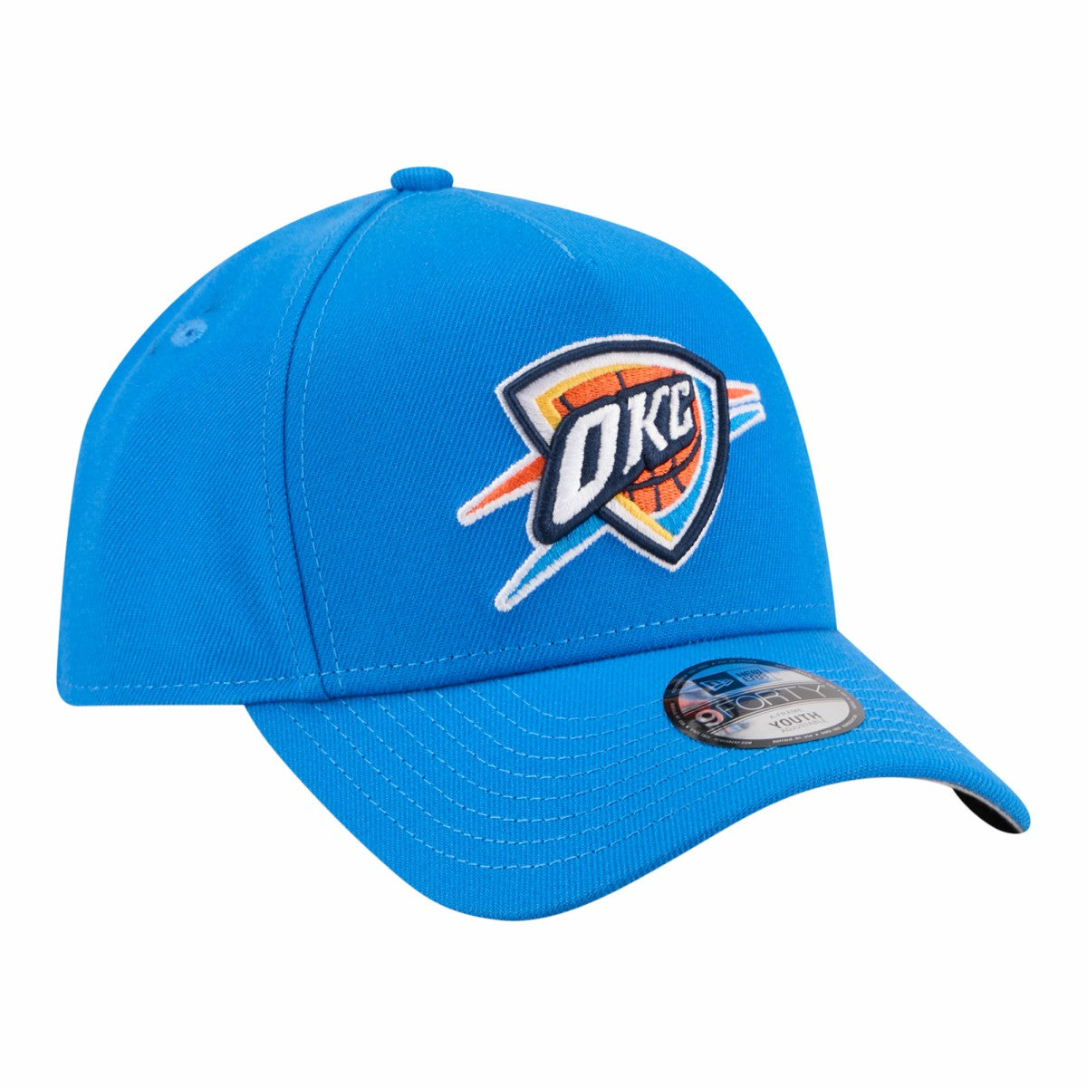 Oklahoma City Thunder Youth 9FORTY A-Frame Adjustable Hat - Blue sale
