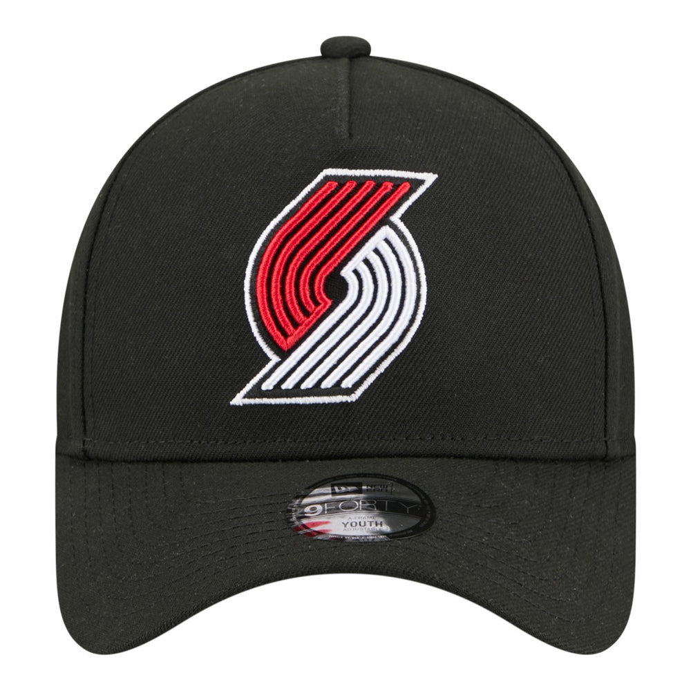 Portland Trail Blazers Youth 9FORTY A-Frame Adjustable Hat - Black on sale