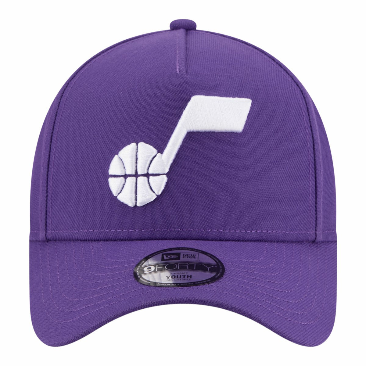 Utah Jazz Youth 9FORTY A-Frame Adjustable Hat - Purple shop