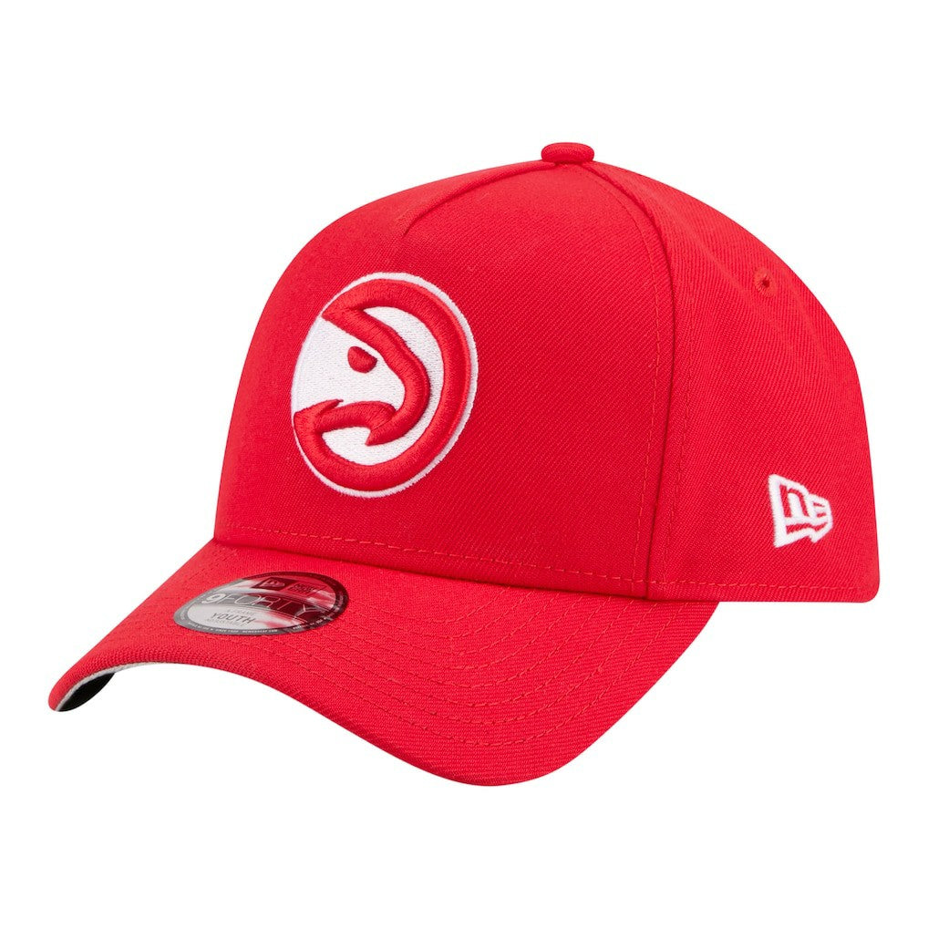 Atlanta Hawks Youth 9FORTY A-Frame Adjustable Hat - Red for sale