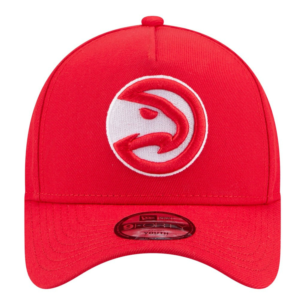 Atlanta Hawks Youth 9FORTY A-Frame Adjustable Hat - Red for sale