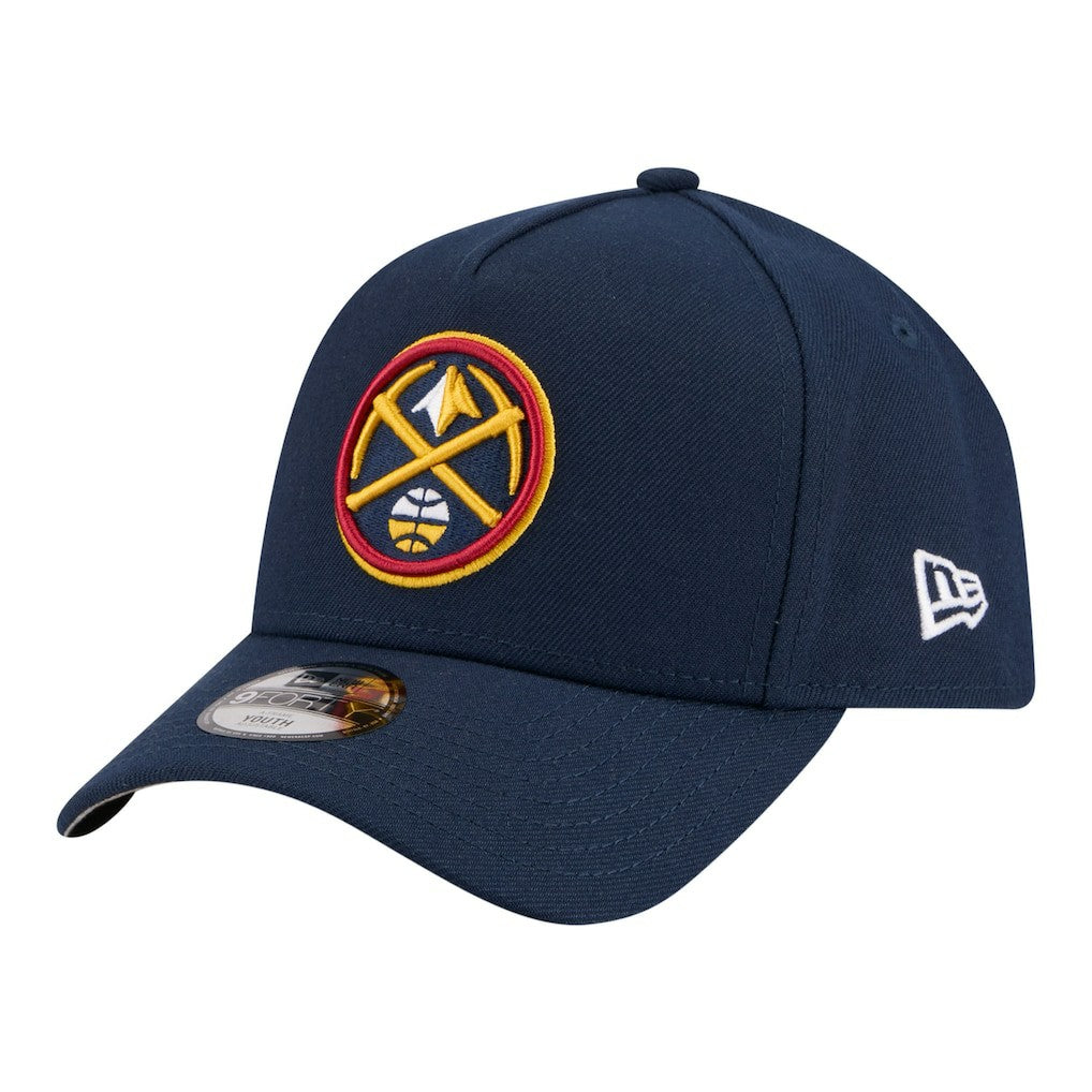 Denver Nuggets Youth 9FORTY A-Frame Adjustable Hat sale - Navy cheap
