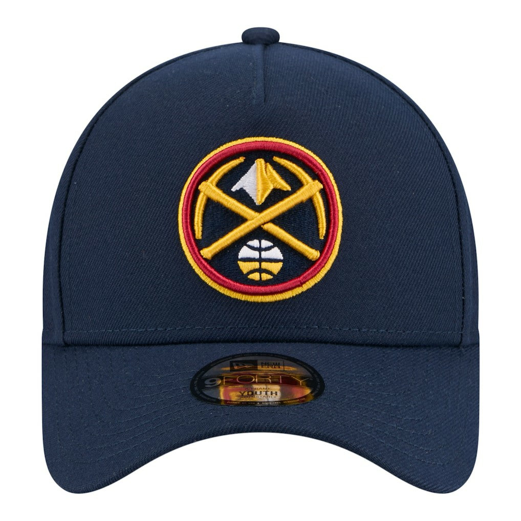 Denver Nuggets Youth 9FORTY A-Frame Adjustable Hat sale - Navy cheap