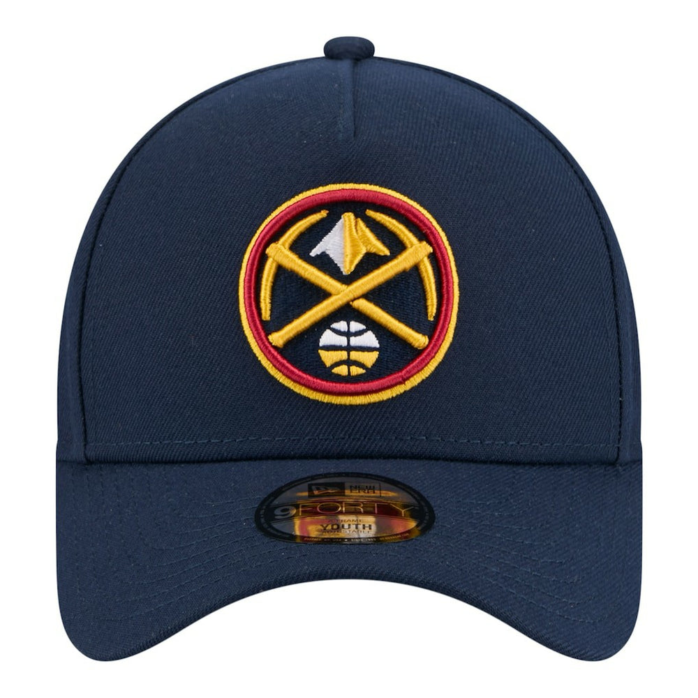 Denver Nuggets Youth 9FORTY A-Frame Adjustable Hat sale - Navy cheap