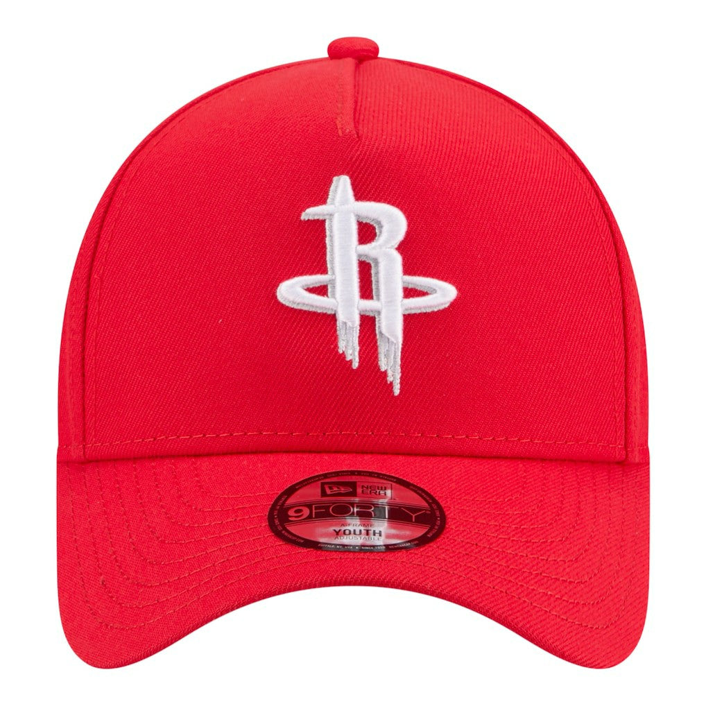 Houston Rockets Youth 9FORTY A-Frame Adjustable Hat sale - Red discount