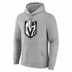 Vegas Golden Knights Big & Tall Personalized Name & Number Monochrome Pullover Hoodie - Gray Hoodies