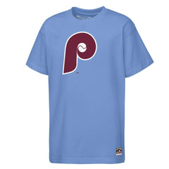 Philadelphia Phillies Cooperstown Concession T-Shirt Light Blue