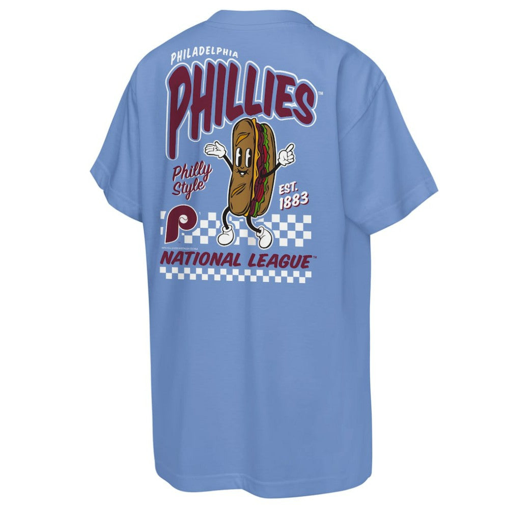 Philadelphia Phillies Cooperstown Concession T-Shirt Light Blue