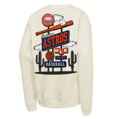 Houston Astros Youth Retro Billboard Sweatshirt Natural