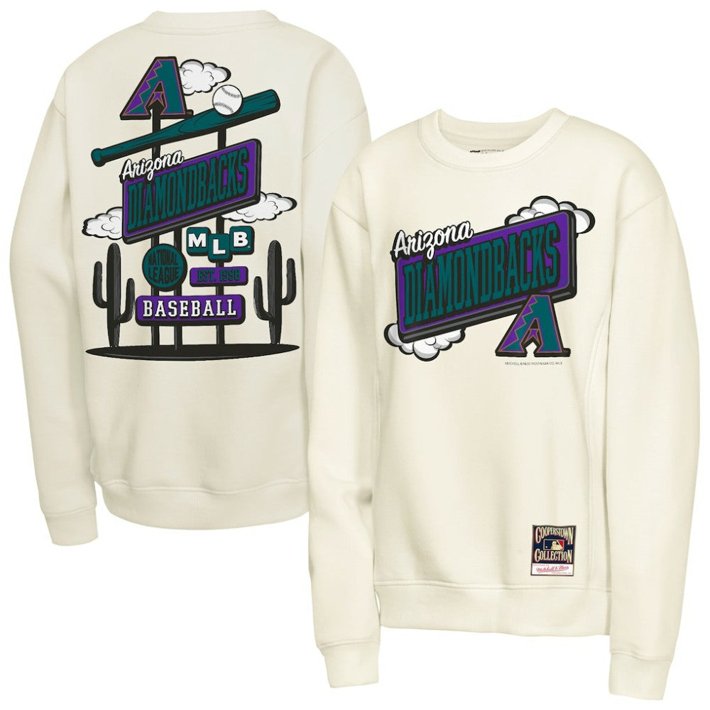 Arizona Diamondbacks Youth Retro Billboard Sweatshirt Natural