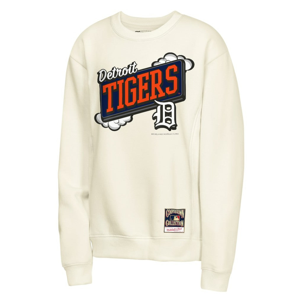 Detroit Tigers Youth Retro Billboard Sweatshirt Natural