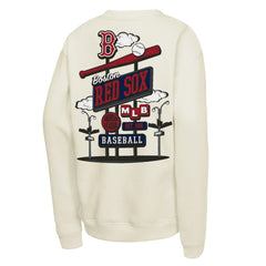 Boston Red Sox Youth Retro Billboard Sweatshirt Natural