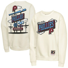 Philadelphia Phillies Youth Retro Billboard Sweatshirt Natural