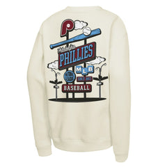 Philadelphia Phillies Youth Retro Billboard Sweatshirt Natural