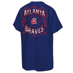 Atlanta Braves Youth Cooperstown Rodeo Rope T-Shirt Navy
