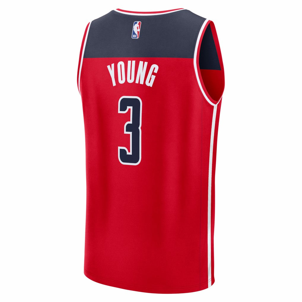 Trae Young Washington Wizards Fast Break Jersey - Icon Edition - Red cheap