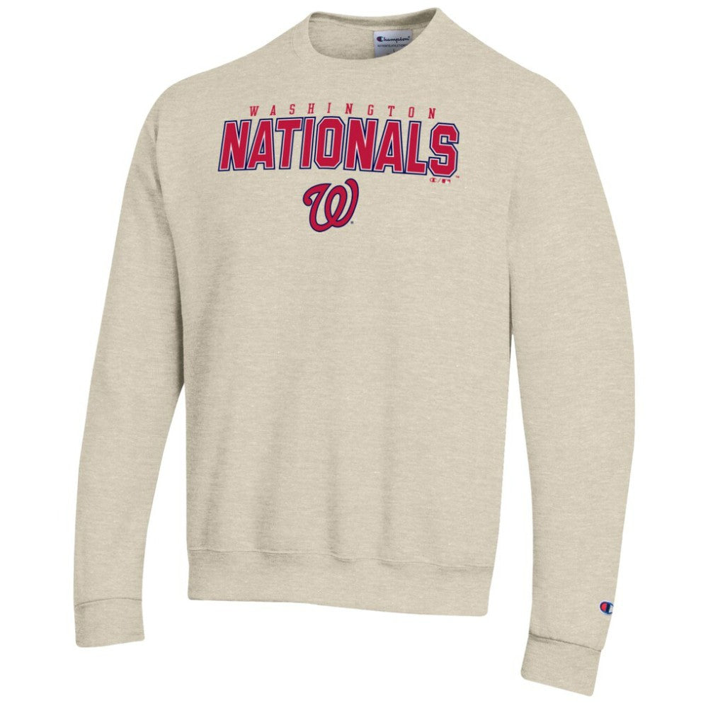 Washington Nationals Champion Eco Powerblend Sweatshirt Oatmeal